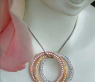 Amazing Entwined Diamond Circle Pendant