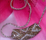 Interesting Pendant with Brown and White Diamonds