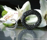 Precious Black Diamond Circle Pendant