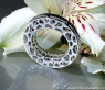 Precious Black Diamond Circle Pendant