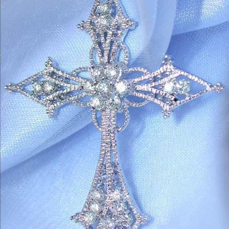 Exquisite Diamond Cross Pendant