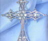 Exquisite Diamond Cross Pendant