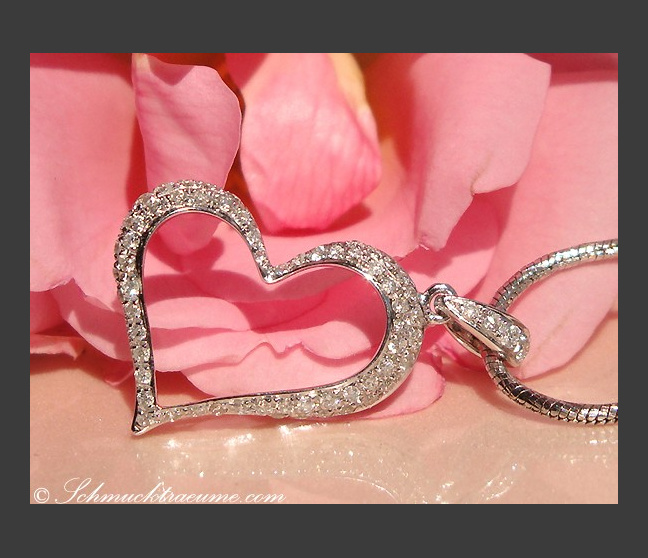 Delicate Diamond Heart Pendant Delicate Diamond Heart Pendant