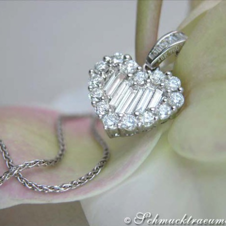 Captivating Diamond Heart Pendant
