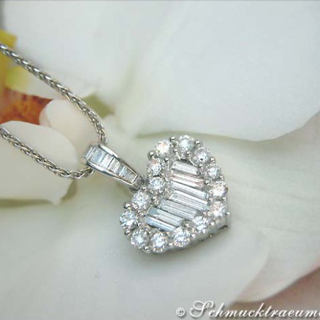 Captivating Diamond Heart Pendant