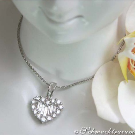 Captivating Diamond Heart Pendant