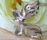 Magnificent Butterfly Pendant with Natural Brown & White Diamonds