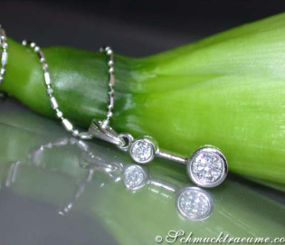 Delicate Diamond Solitaire Necklace