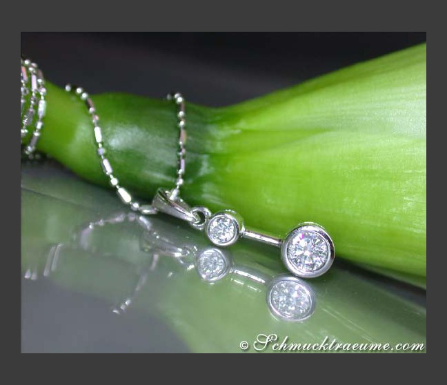 Delicate Diamond Solitaire Necklace Delicate Diamond Solitaire Necklace