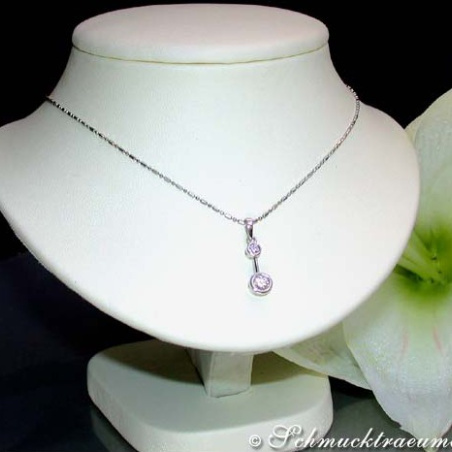 Delicate Diamond Solitaire Necklace