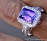 Elegant Tanzanite Ring with Diamonds
