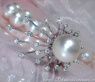 Südseeperle Ring mit Brillanten 14 mm makellos