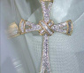 Precious Diamond Cross Pendant in Yellow gold
