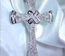Precious Diamond Cross Pendant in White gold