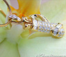 Exquisite Golf Bag Diamond Pendant in Yellow gold 18k
