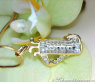 Exquisite Golf Bag Diamond Pendant in Yellow gold 18k