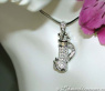 Exquisite Golf Bag Diamond Pendant in White gold 18k