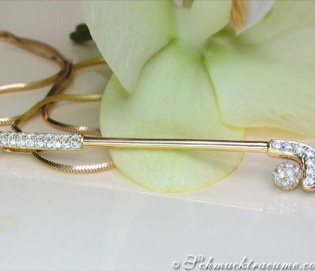 Brillanten Golfschläger Anhänger / Golf Accessoire