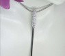 Beautiful Golf Club Diamond Pendant in White gold 18k
