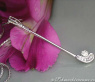 Beautiful Golf Club Diamond Pendant in White gold 18k
