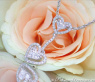 Feminine Princess Diamond Heart Pendant