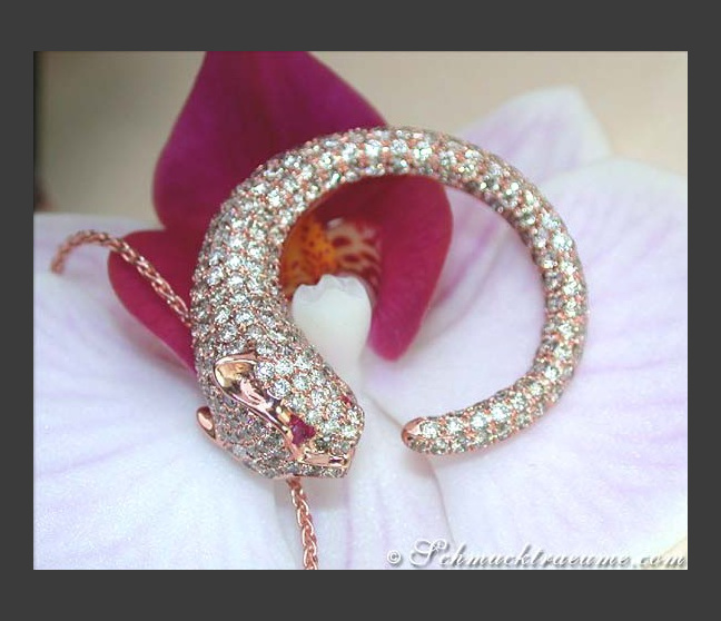Extravagant Diamond Panther Pendant on Chain Extravagant Diamond Panther Pendant on Chain