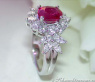 Magnificent Burmese Ruby Diamond Ring