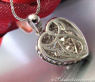 Timeless Natural Brown & White Diamond Heart Pendant