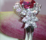 Magnificent Burmese Ruby Diamond Ring