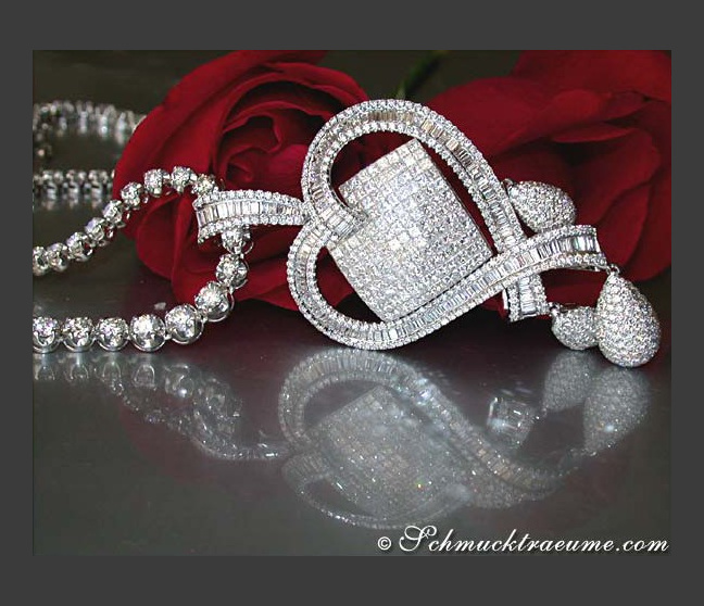 High-end Diamond Heart Pendant (9,79 ct.) High-end Diamond Heart Pendant (9,79 ct.)