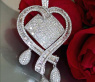 High-end Diamond Heart Pendant (9,79 ct.)