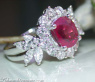 Magnificent Burmese Ruby Diamond Ring