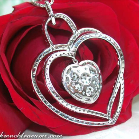 Excellent Diamond Heart Pendant