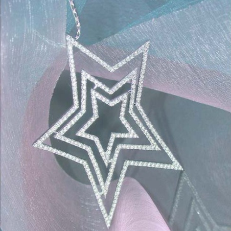 Unique Diamond Star Pendant
