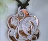 Opulent Diamond Pendant on Leather Cord
