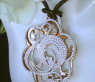 Opulent Diamond Pendant on Leather Cord