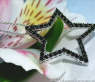 Schwarze Diamanten Stern Anhänger