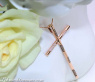 Elegant Cross Pendant With Black & White Diamonds