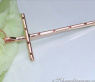 Elegant Cross Pendant With Black & White Diamonds
