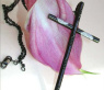 Exceptional Black Diamond Cross Pendant