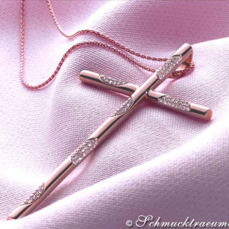 Extraordinary Diamond Cross Pendant