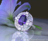 Superb Ceylon Sapphire Diamond Ring