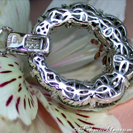 Opulent Pendant with Black & White Diamonds