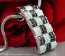 Puristic Black & White Diamond Pendant (Chessboard Style)