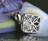 Sporty Pendant with Natural Brown Diamonds