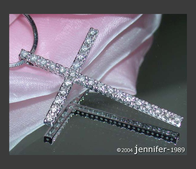 Simple Diamond Cross Pendant Simple Diamond Cross Pendant