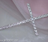 Simple Diamond Cross Pendant