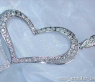 Enchanting Diamond Heart Pendant in White gold