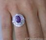 Superb Ceylon Sapphire Diamond Ring