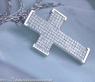 Exquisite Diamond Cross Pendant (3,92 ct.)